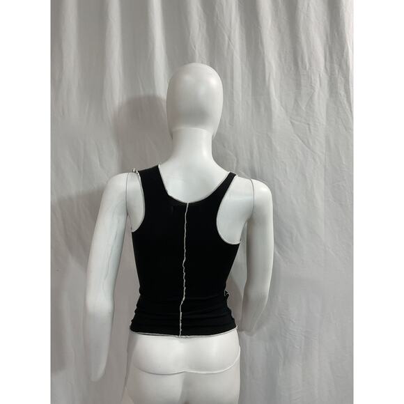 The Line By K 'Yamilet Merrow' Black Tank Size XS - Picture 3 of 5